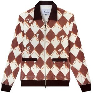 Tombolo Jacket Black Diamond Cabana Zip Up 
Organic Cotton Terry Cloth Ski XXL